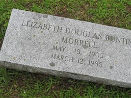 Elizabeth Douglas Bunting Morrell