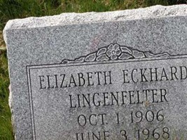 Elizabeth E Eckhardt Lingenfelter Elizabeth E Eckhardt Lingenfelter