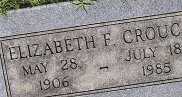 Elizabeth F. Crouch Elizabeth F. Crouch