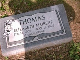 Elizabeth Florene Thomas