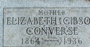 Elizabeth Gibson Converse