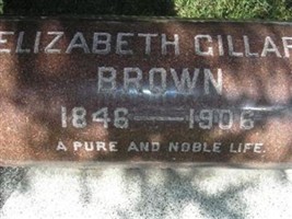 Elizabeth Gillard Brown Elizabeth Gillard Brown