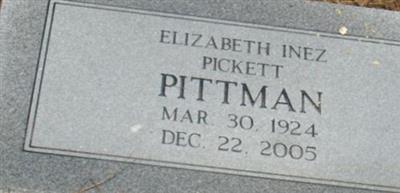 Elizabeth Inez Pickett Pittman