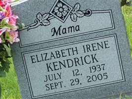 Elizabeth Irene Kendrick Elizabeth Irene Kendrick