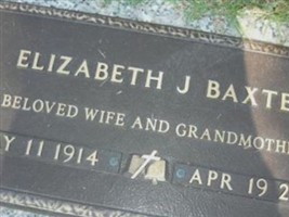 Elizabeth J Baxter