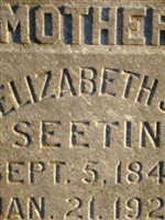 Elizabeth Jane Seaton Seetin Elizabeth Jane Seaton Seetin