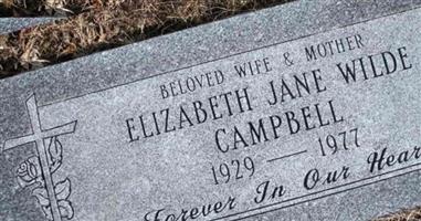 Elizabeth Jane Wilde Campbell