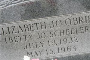 Elizabeth Jo Scheeler O'Brien Elizabeth Jo Scheeler O'Brien