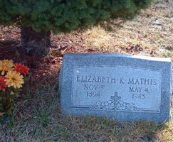 Elizabeth K Mathis Elizabeth K Mathis