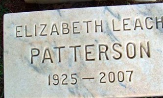 Elizabeth Leach Patterson Elizabeth Leach Patterson