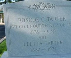 Elizabeth "Leetta" Combest Tarter Elizabeth "Leetta" Combest Tarter