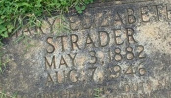 Mary Elizabeth "Lizzie" Barber Strader Mary Elizabeth "Lizzie" Barber Strader