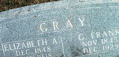 Elizabeth Ann "LIZZIE" Rutledge Gray Elizabeth Ann "LIZZIE" Rutledge Gray