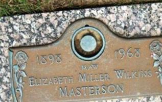 Nancy Elizabeth "Lizzie" Miller Wilkins Masterson
