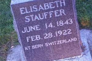 Elizabeth Luthi Stauffer Elizabeth Luthi Stauffer