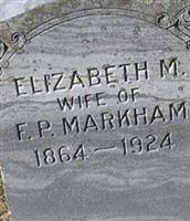 Elizabeth M. Markham Elizabeth M. Markham