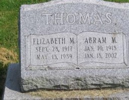 Elizabeth M Thomas