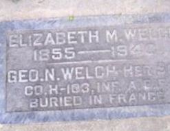 Elizabeth M. Welch Elizabeth M. Welch