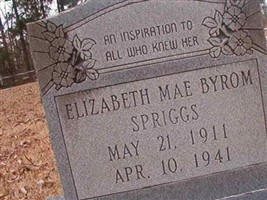 Elizabeth Mae Byrom Spriggs Elizabeth Mae Byrom Spriggs