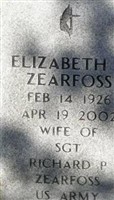 Elizabeth P Zearfoss