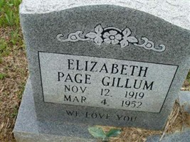 Elizabeth Page Gillum
