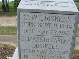 Elizabeth Parlee Driskell Elizabeth Parlee Driskell