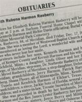 Elizabeth Rubena Berry Harmon Rasberry