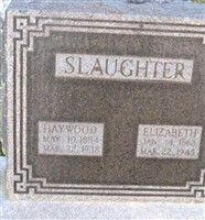 Elizabeth Slaughter Elizabeth Slaughter