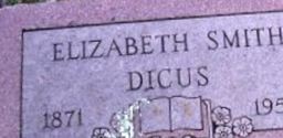 Elizabeth Smith Dicus Elizabeth Smith Dicus