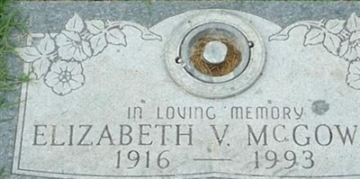 Elizabeth V McGowan Elizabeth V McGowan