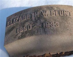 Elizabeth W. Elton Blunt Elizabeth W. Elton Blunt