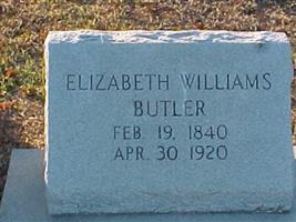 Elizabeth Williams Butler