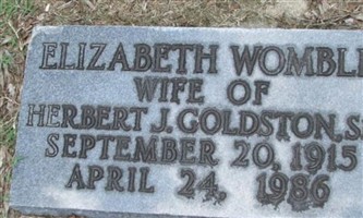 Elizabeth Womble Goldston