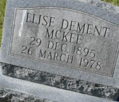 Elize Dement McKee Elize Dement McKee
