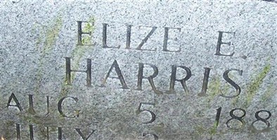 Elize E Harris Elize E Harris