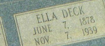 Ella Deck Flack Ella Deck Flack