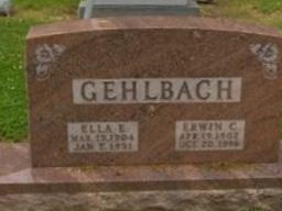 Ella E. Gluick Gehlbach Ella E. Gluick Gehlbach