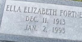 Ella Elizabeth DeLong Fortner