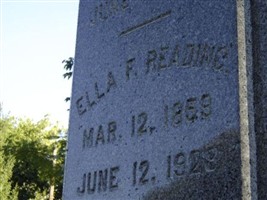 Ella Frances Hunt Reading