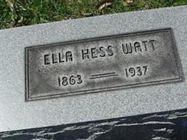 Ella Hess Watt