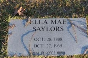 Ella Mae Johnston Saylors