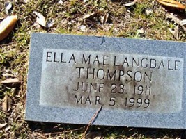 Ella Mae Langdale Thompson