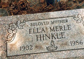 Ella "Sissy" Merle Hinkle Ella "Sissy" Merle Hinkle
