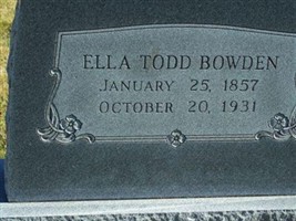 Ella Todd Bowden