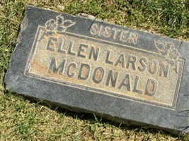 Ellen "Ella" Larson McDonald Ellen "Ella" Larson McDonald