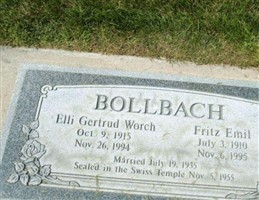Elli Gertrud Worch Bollbach Elli Gertrud Worch Bollbach