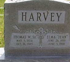 Elma "Jean" Harvey Elma "Jean" Harvey