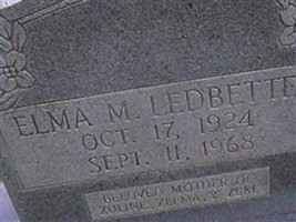 Elma Marie Dillion Ledbetter Elma Marie Dillion Ledbetter