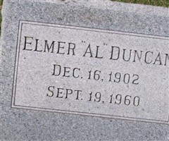 Elmer "AL" Duncan Elmer "AL" Duncan