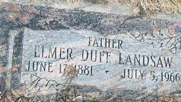 Elmer Duff Landsaw, Sr